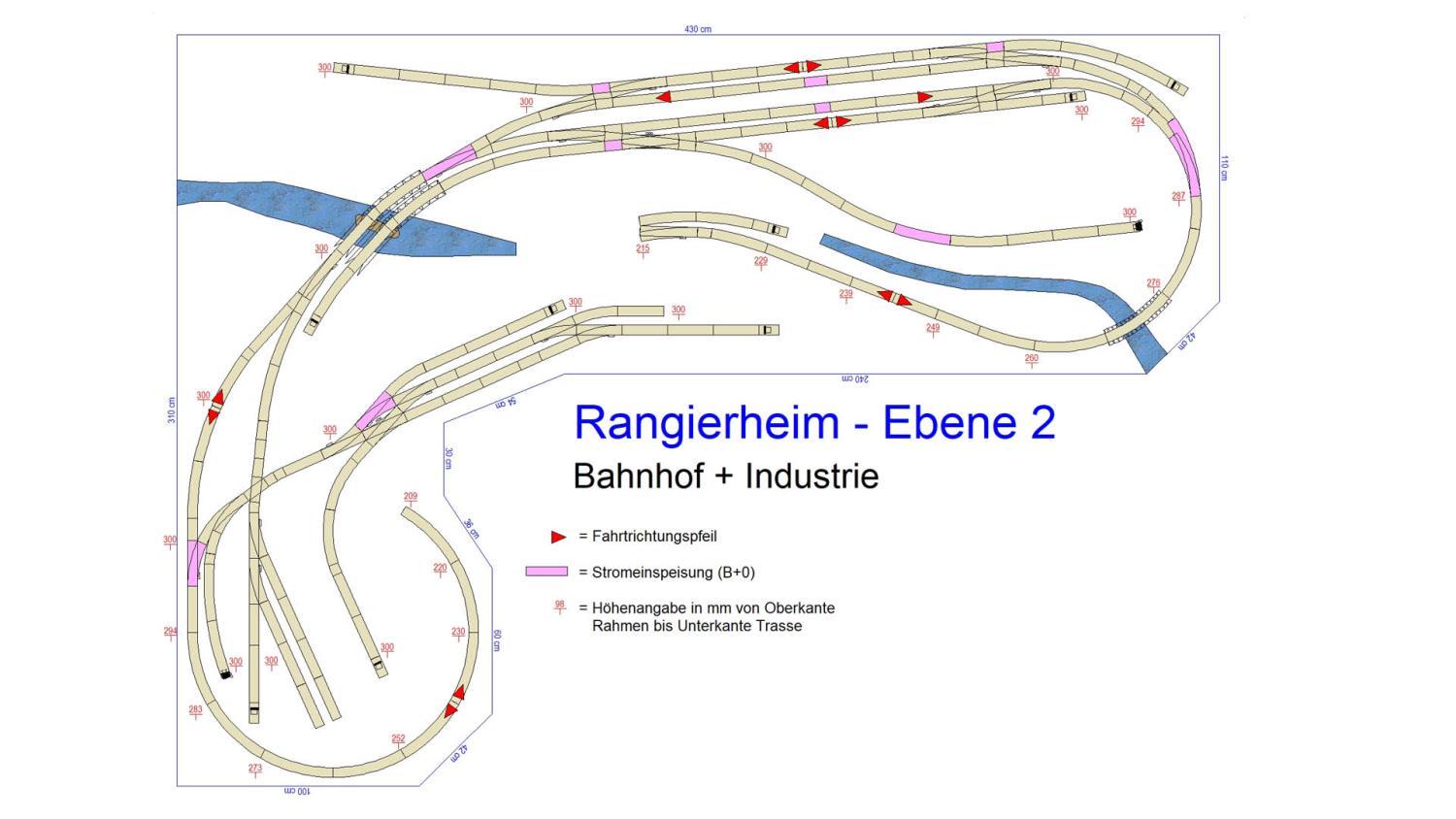 GP5-0100 C-Gleisplan Rangierheim 430x310x140